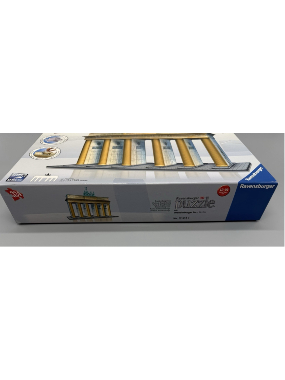 Ravensburger 3D Puzzle - Brandenburger Tor Berlin - #125517 - Used - Complete - Picture 2 of 6